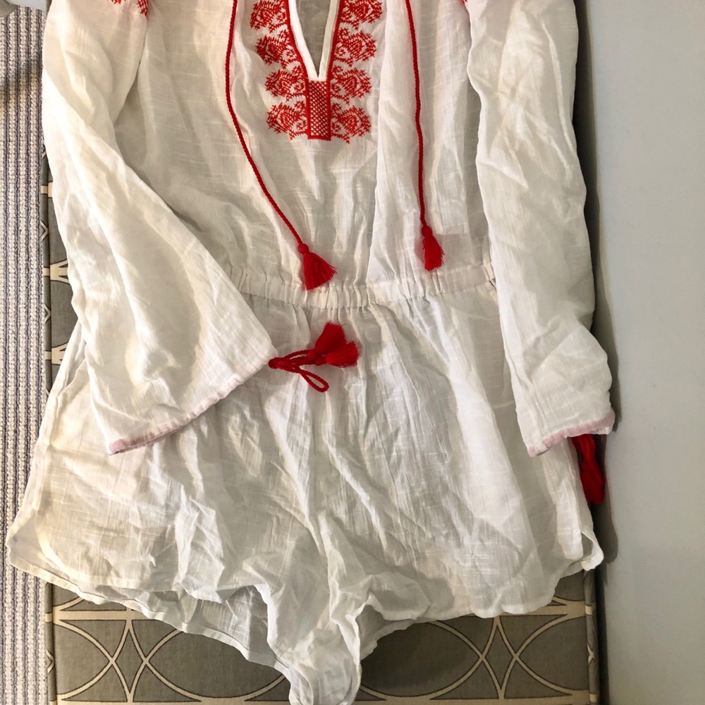 J Crew Beach Cover Up romper -NWOT - Picture 3 of 7